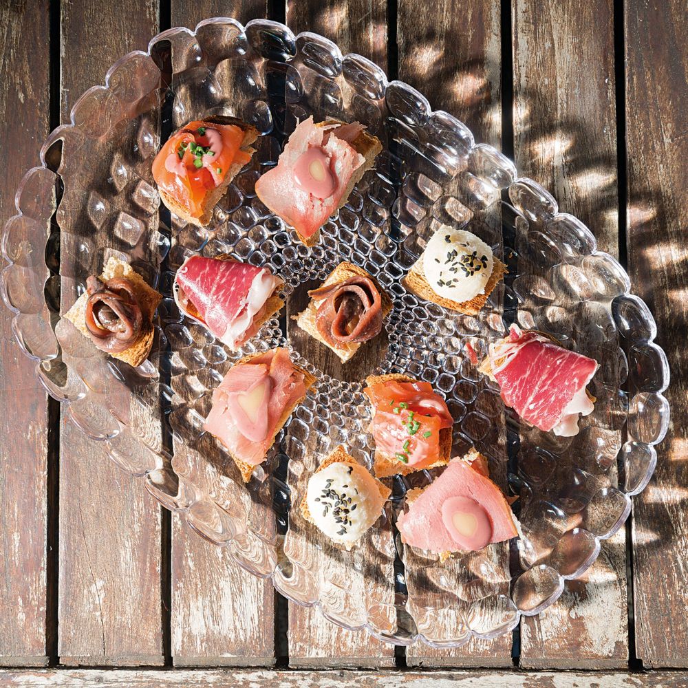 Guzzini Bandeja De Plástico Tiffany Tamaño L Color Marble Green