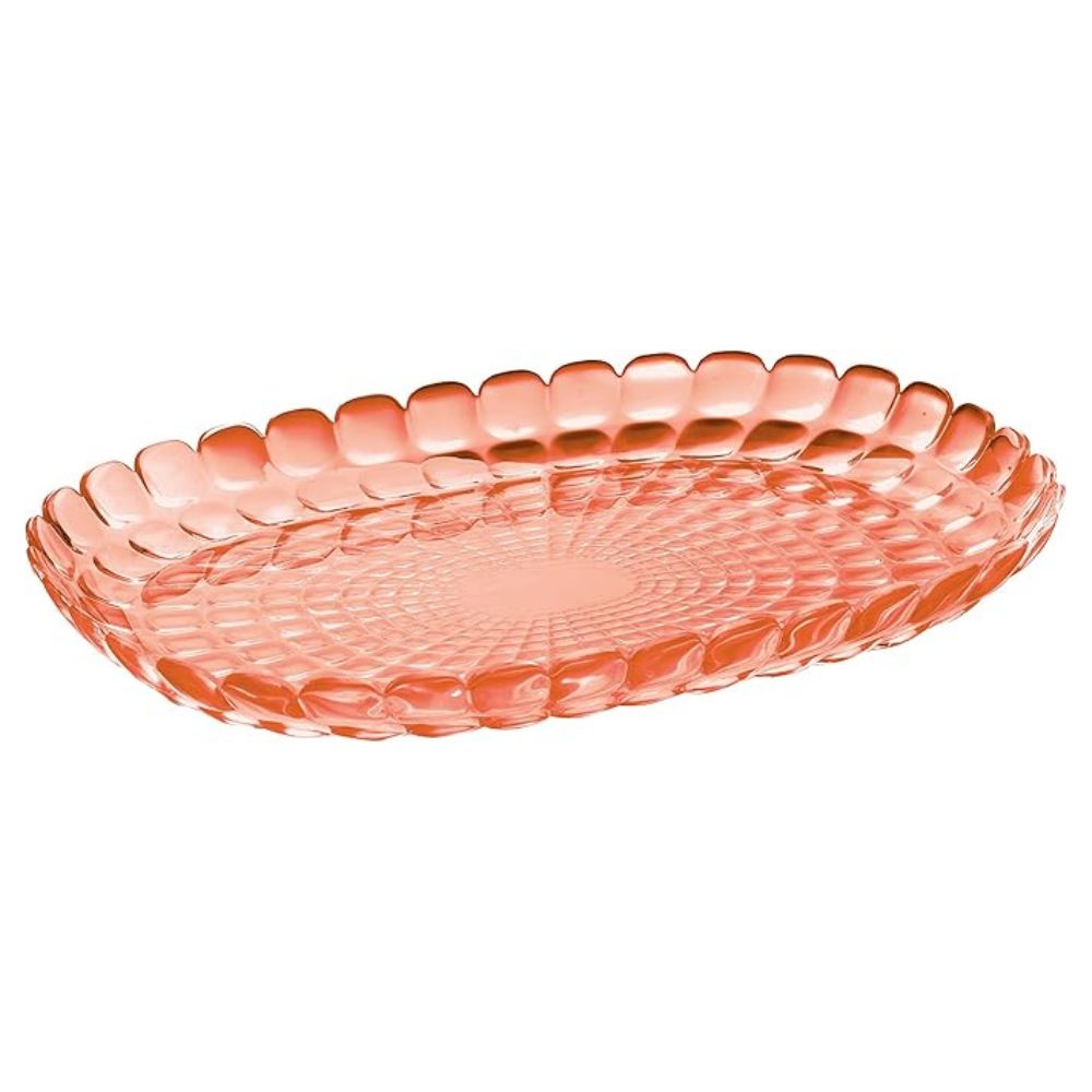 Guzzini Bandeja De Plástico Tiffany Tamaño L Color Coral