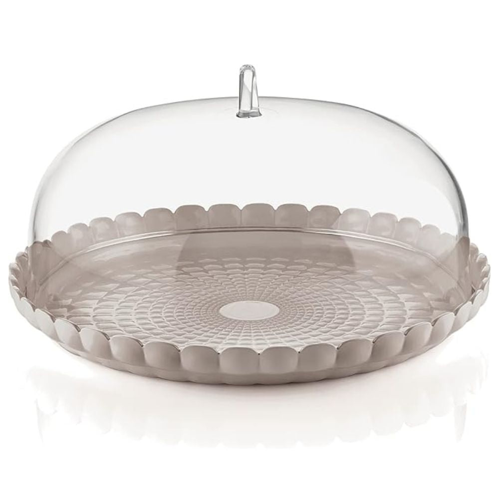 Guzzini Bandeja con Tapa Tiffany Color Taupe 36cm