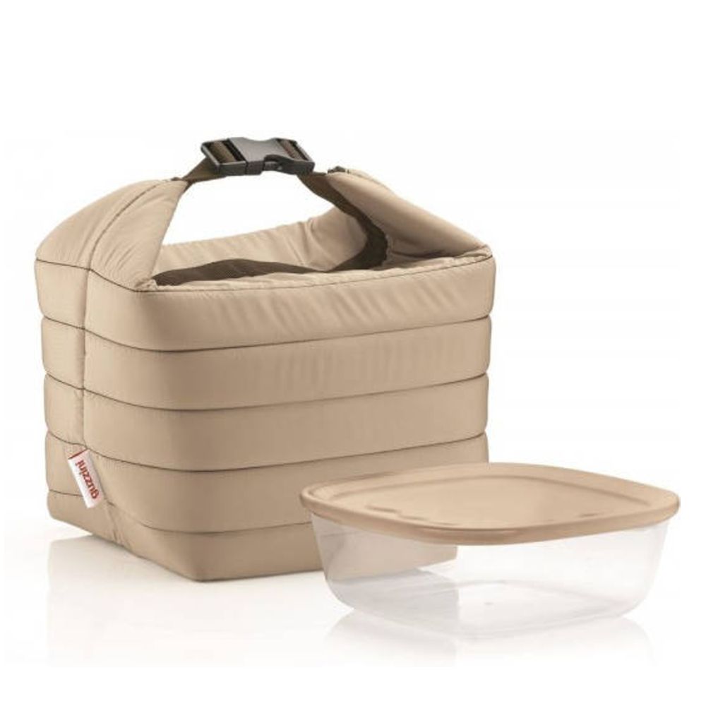 Guzzini Bolsa Térmica Con Recipiente Hermético Large Beige Matte