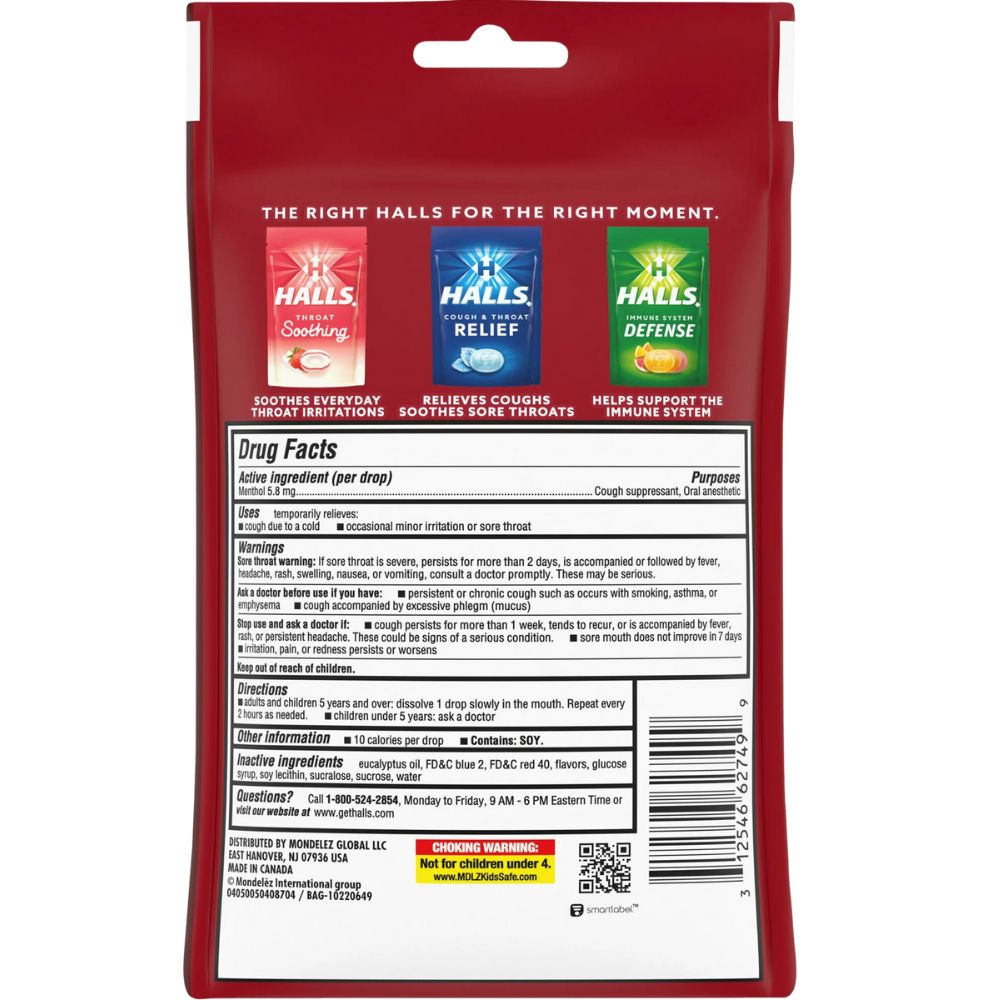 Halls Relief Cherry Flavor 30 Und