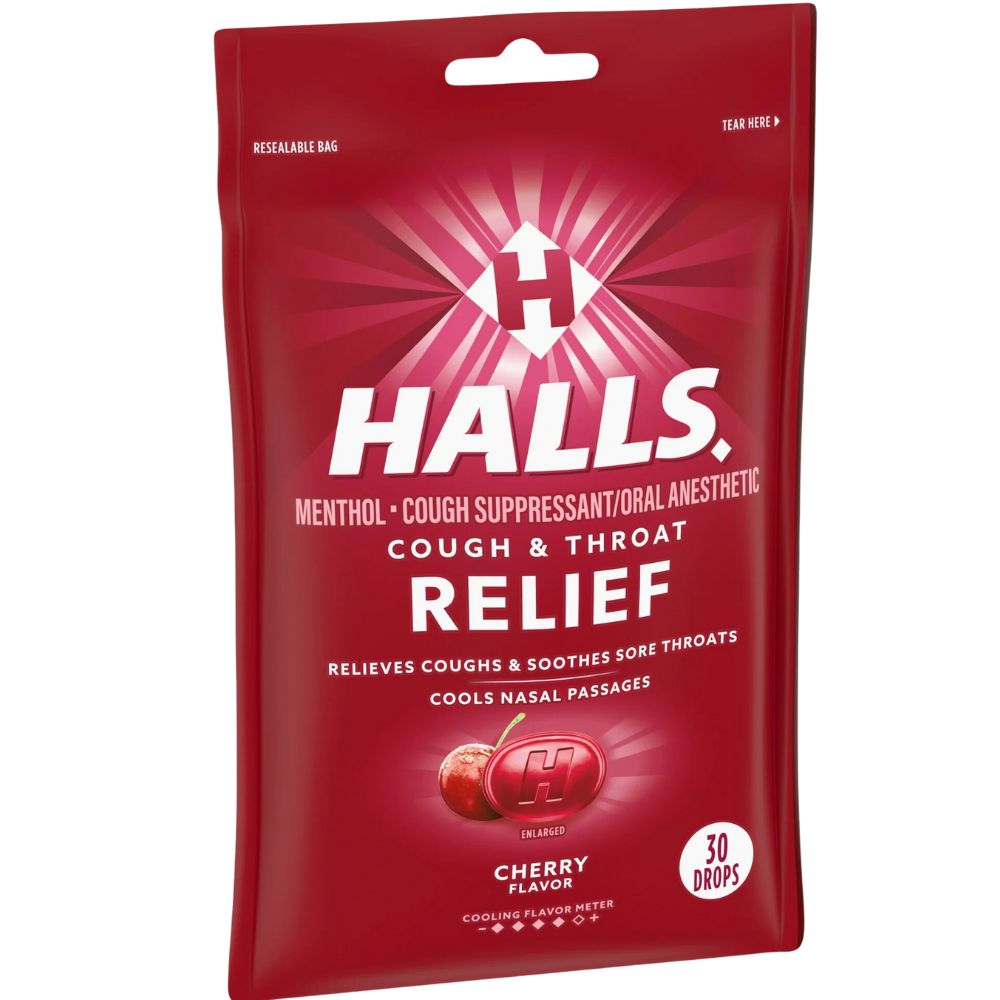 Halls Relief Cherry Flavor 30 Und