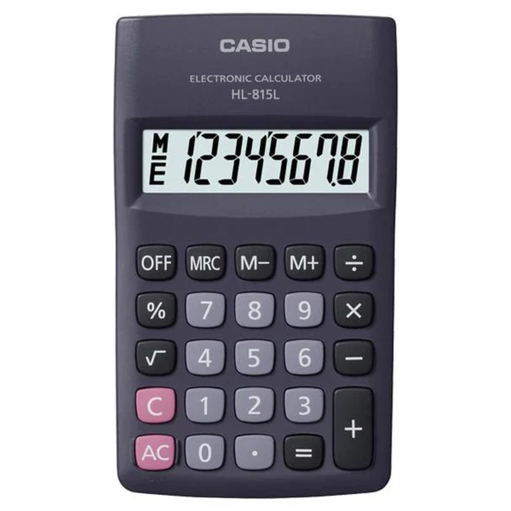 Casio Calculadora Portatil Black HL-815L