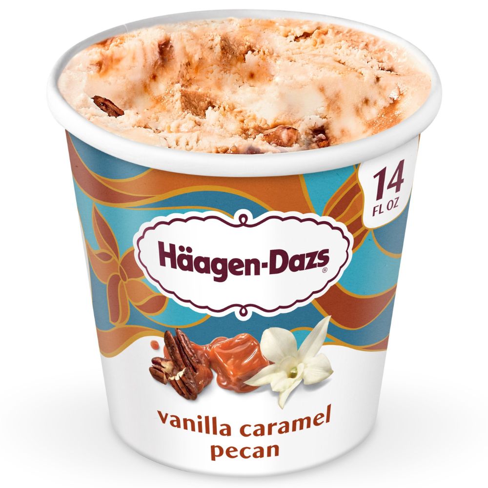 Helado Haagen Dazs Vanilla Caramel Pecan 414ml