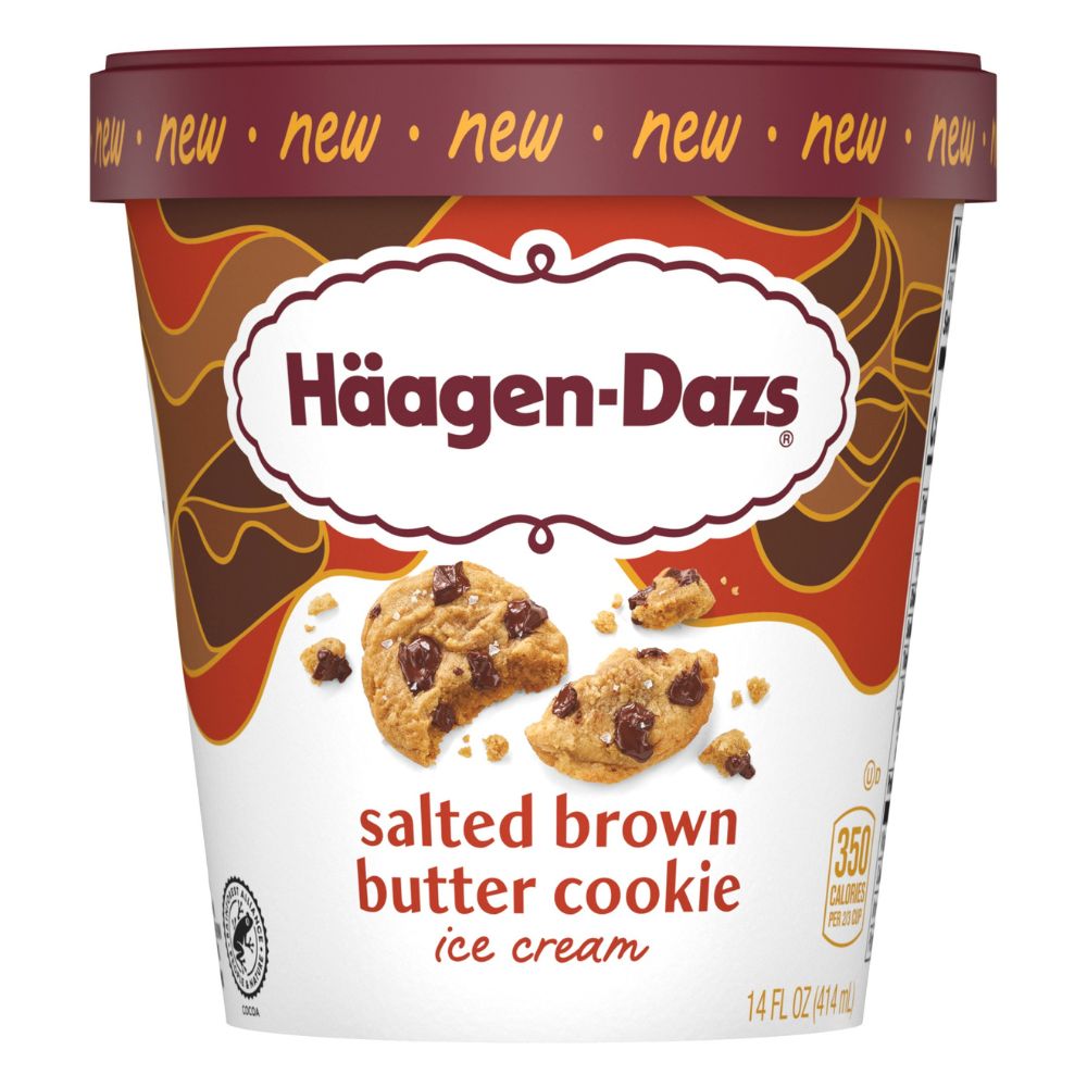 Helado Haagen-Dazs Salted Brown Butter Cookie 414ml