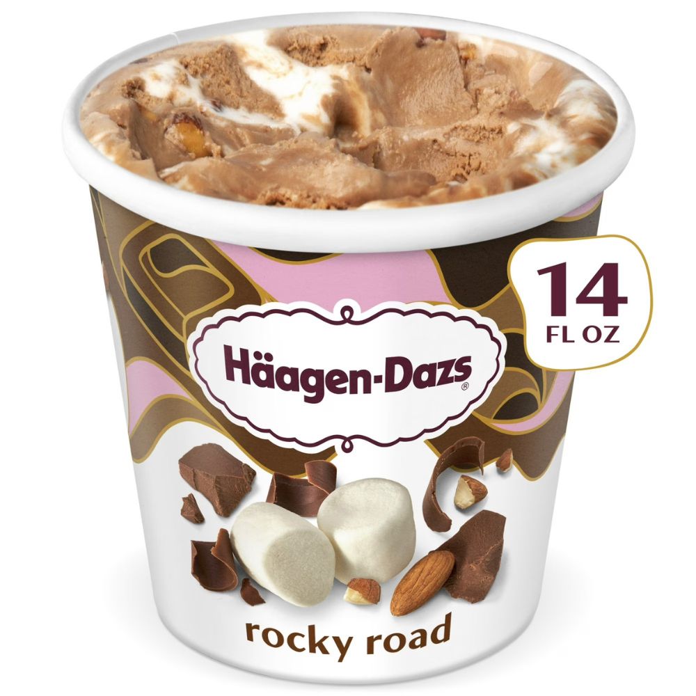 Helado Häagen Dazs Rocky Road 414ml