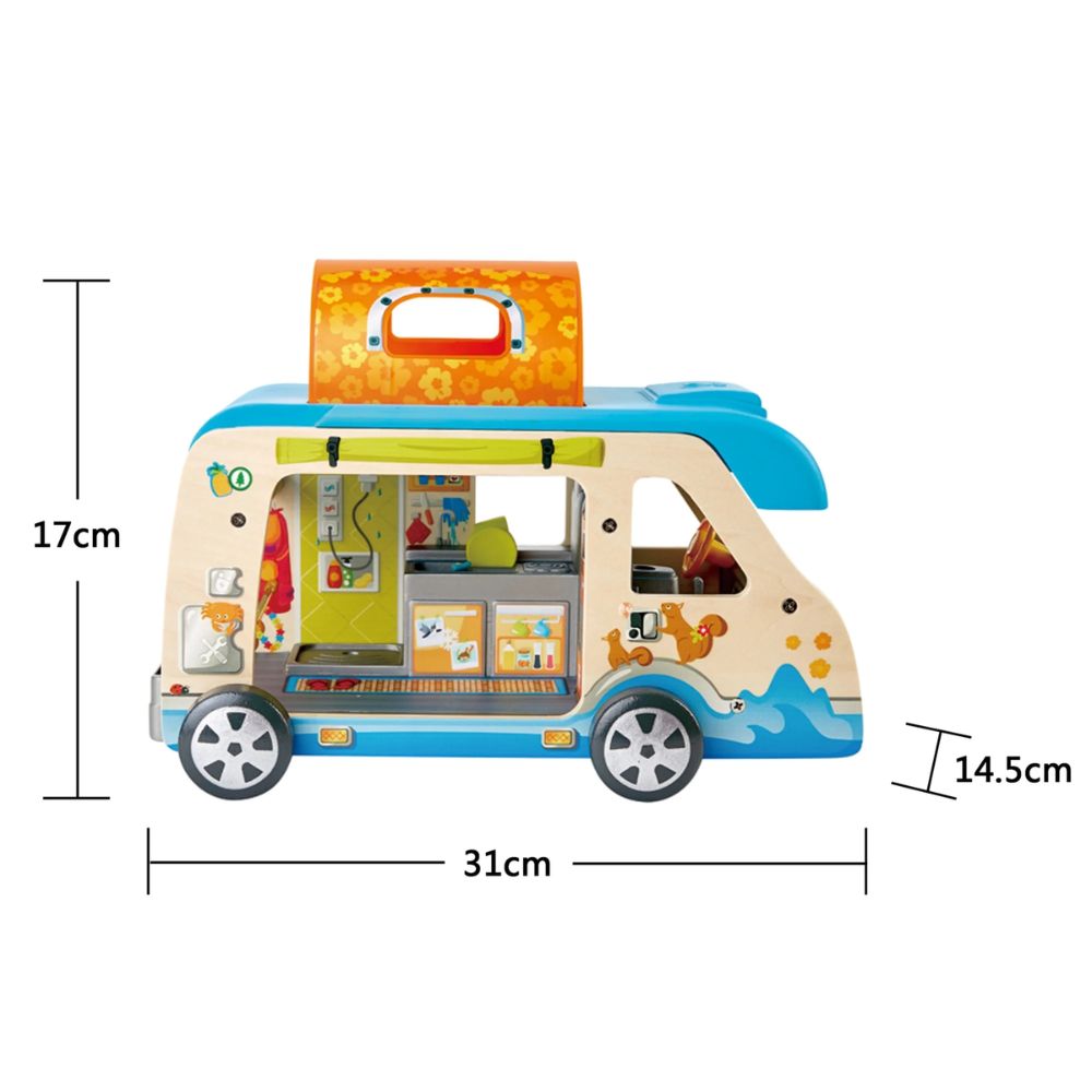 Hape Adeventure Van 23 piezas 3+
