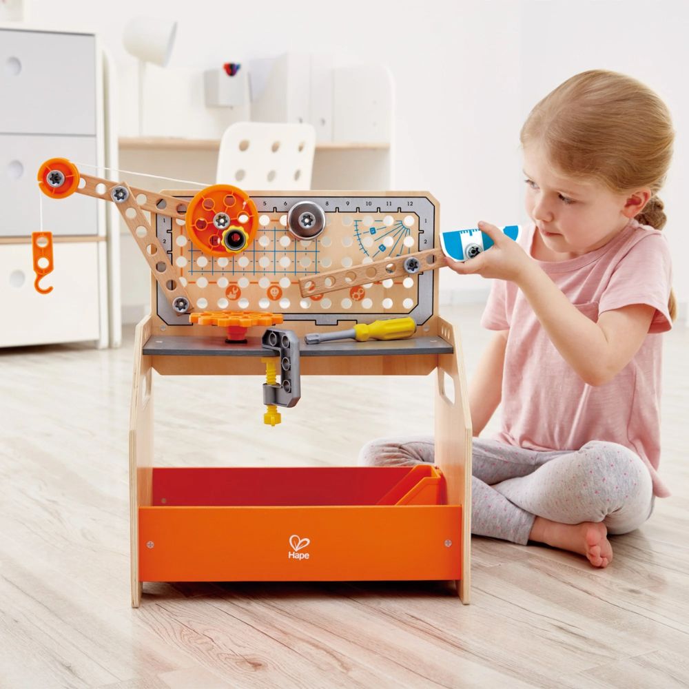 Hape Discovery Scientific Workbench 58 piezas 4-12 años