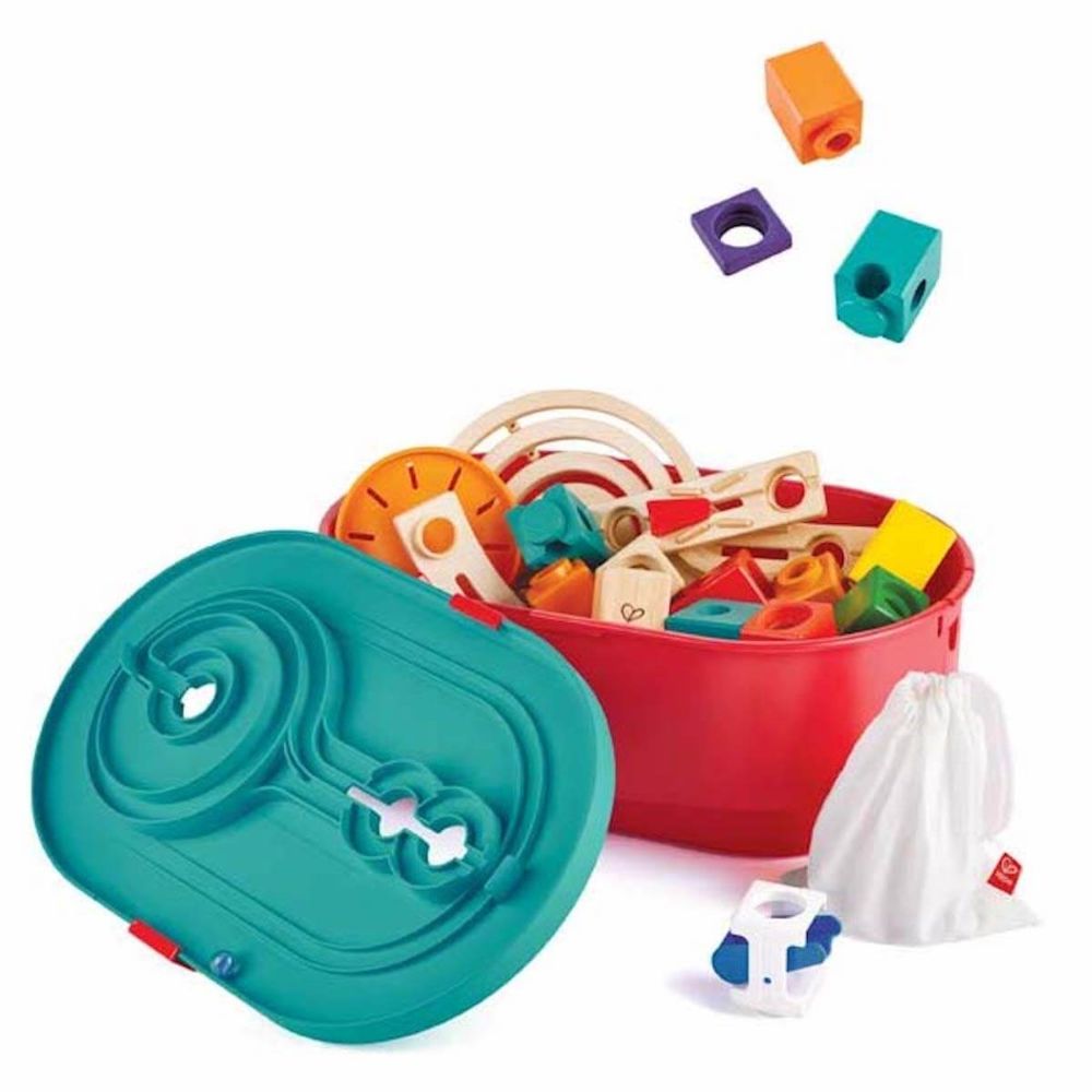 Hape Quadrilla Stack Track Bucket Set 4+