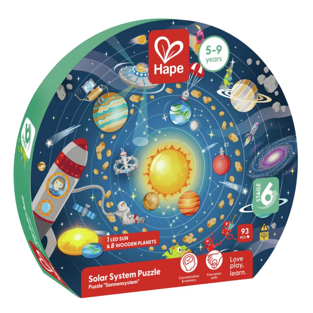 Hape Solar System Puzzle 93 piezas 5-9 años