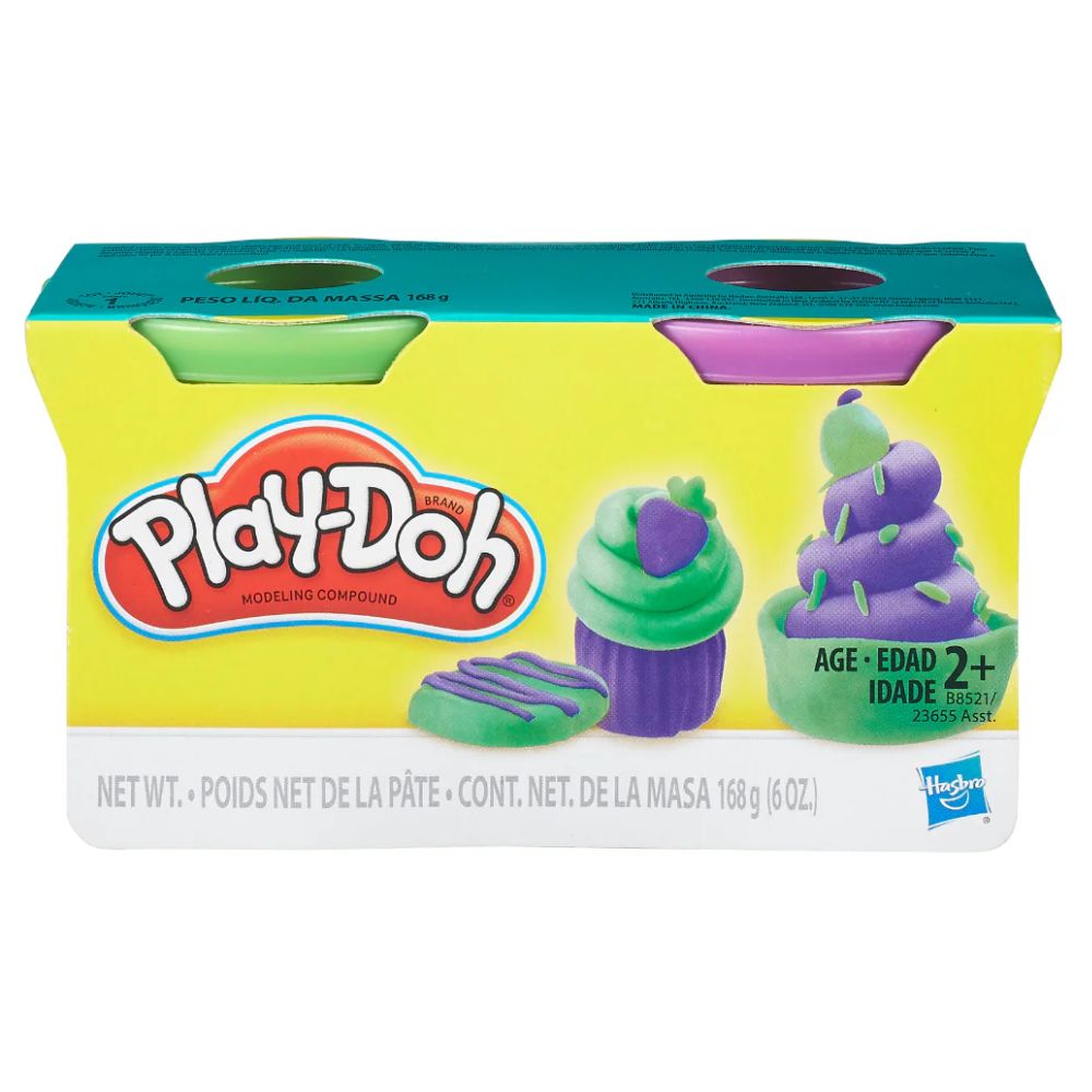 Hasbro Play-Doh Plastilina Para Moldeado Juego Creativo 2Und 168gr