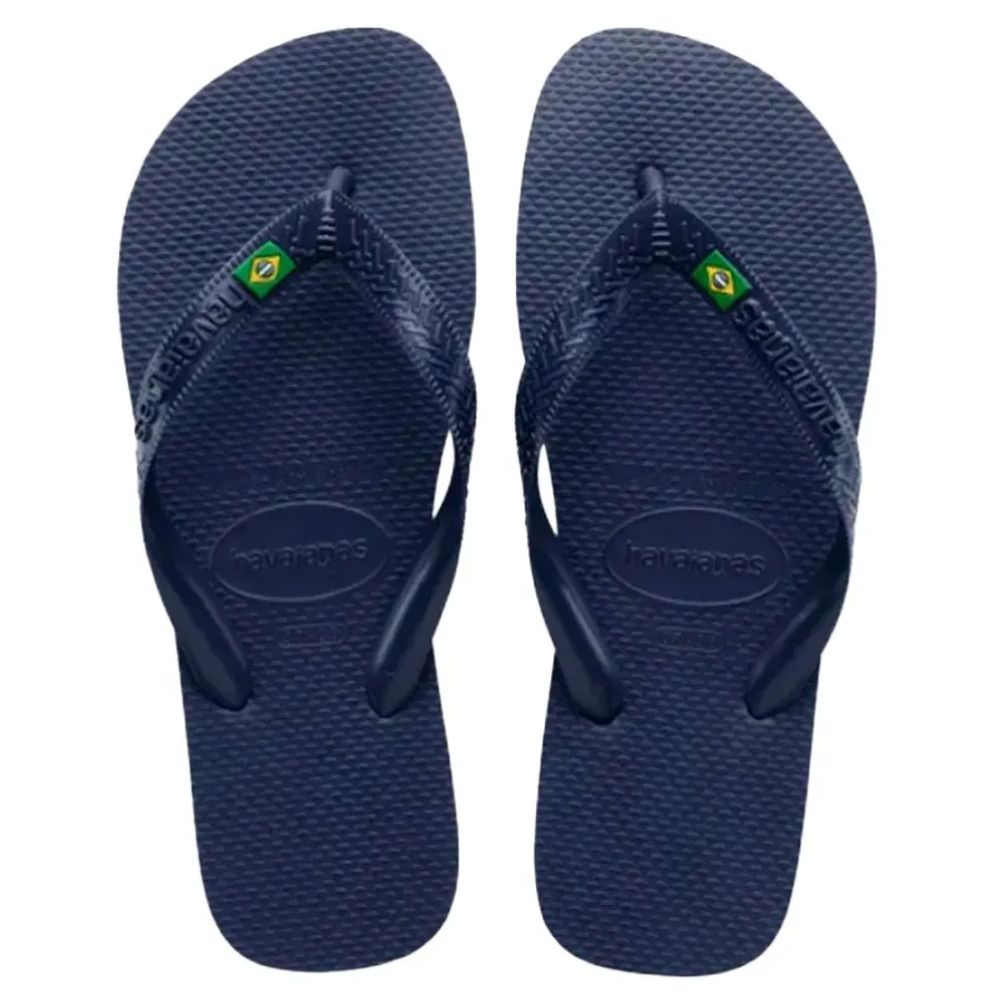 Havaianas Sandalias Para Caballeros Brasil Navy Blue