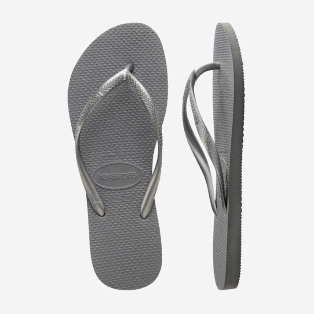 Havaianas Sandalias Para Damas Slim Silver Gray