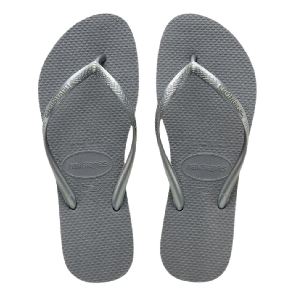 Havaianas Sandalias Para Damas Slim Silver Gray