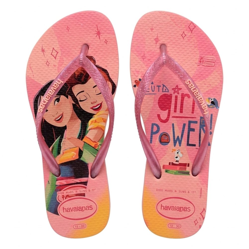 Havaianas Sandalias Para Niñas Slim Princess Rosa Ballet