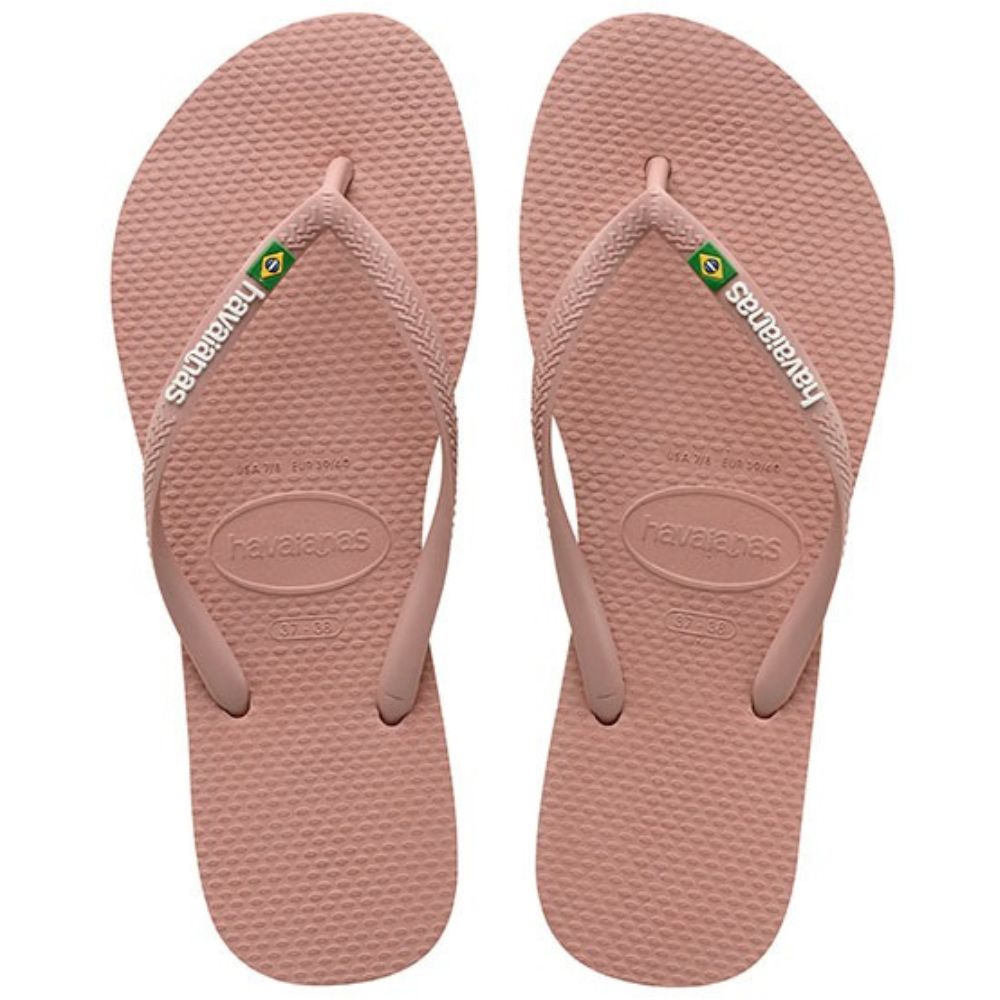 Havaianas Sandalias Flip Flop Slim Brasil Crocus Rose