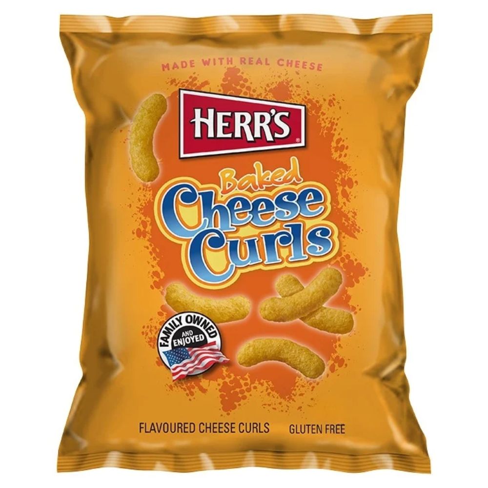 Herr's Baked Cheese Curls 184 grs