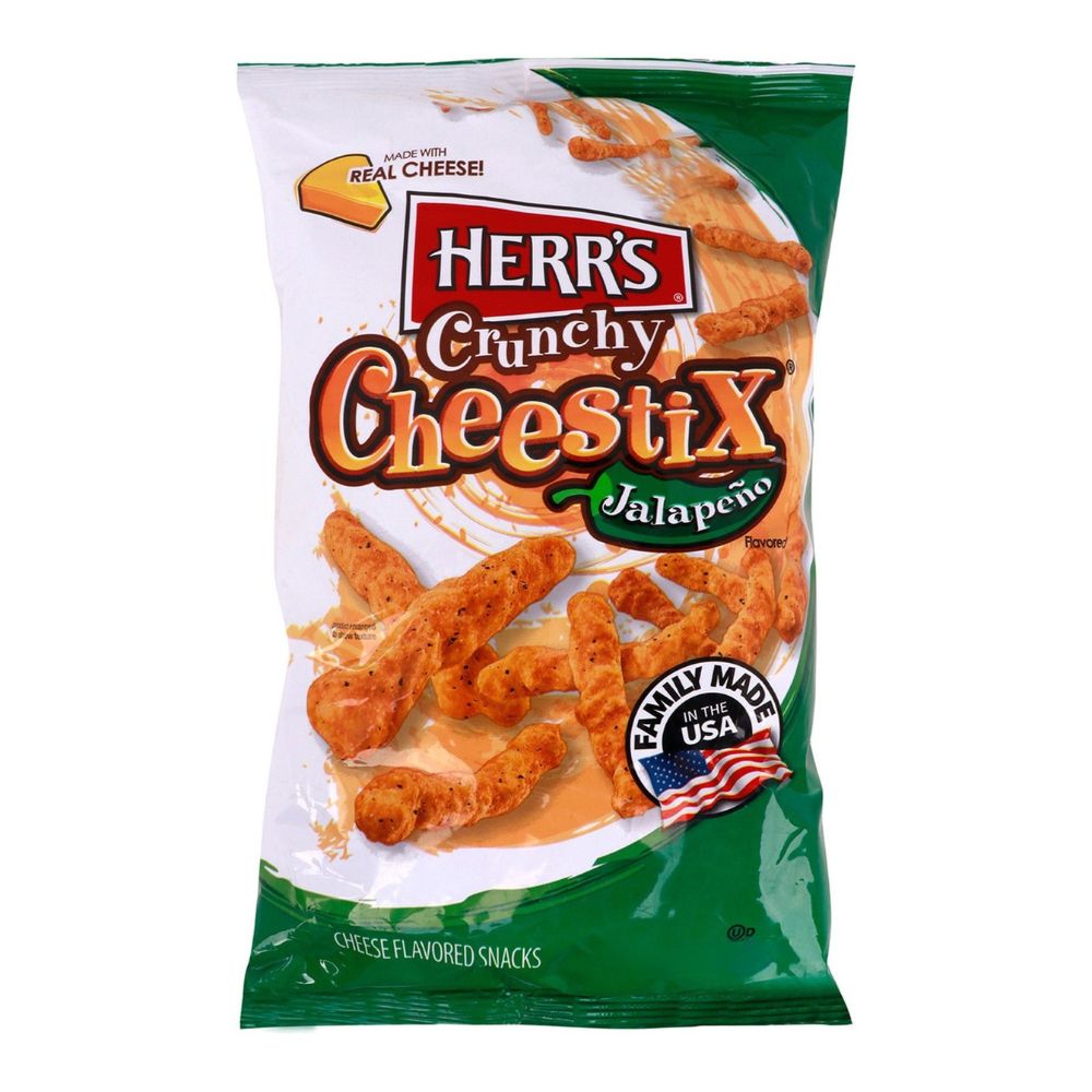 Herr's Crunchy Cheestix Jalapeño 227gr