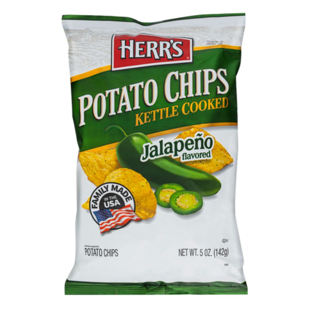 Herr's Potatos Chips Jalapeño 142gr