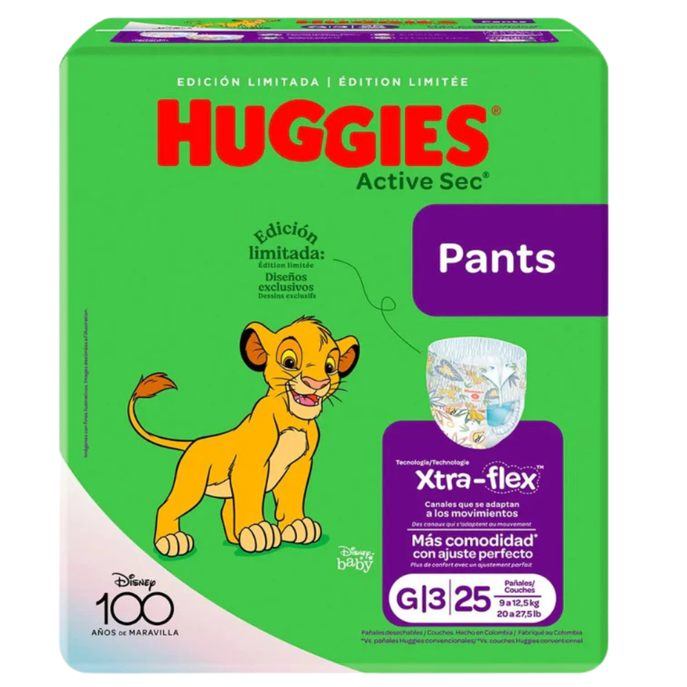 Huggies Disney Pants Active Sec G 25und