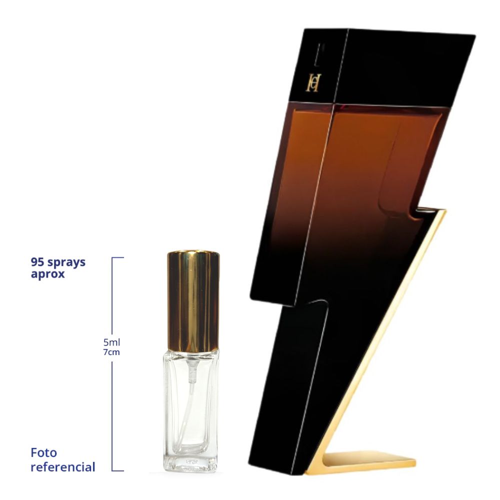 Carolina Herrera Bad Boy Elixir Decant Travel Size 5ml y 10ml de 75 a 150 Sprays Aprox Eau De Parfum For Men