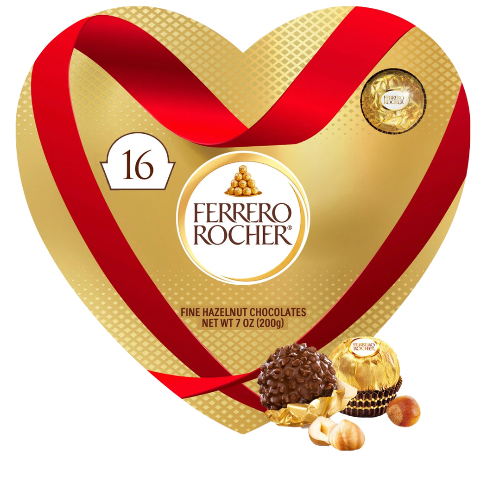 Ferrero Rocher Valentines Chocolates Premium 16 Bombones