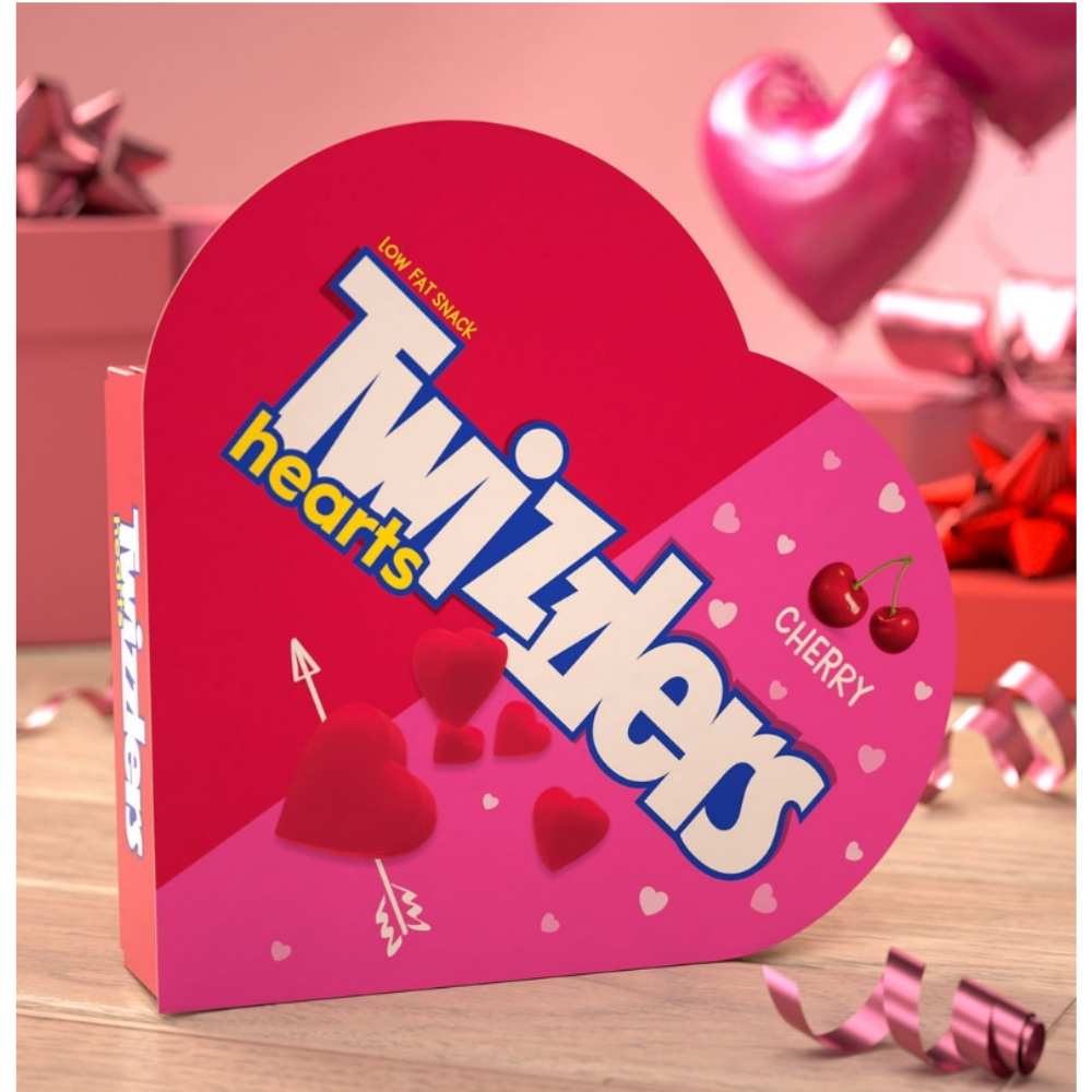 Twizzlers Valentines Corazones Masticables 164 gramos