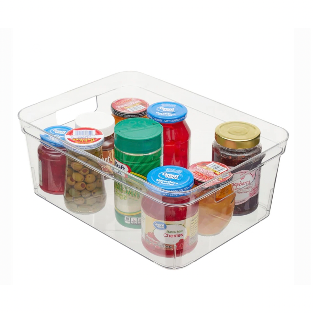 Organizador Transparente Grande Home Basics 36 x 27 x 14.5 cm