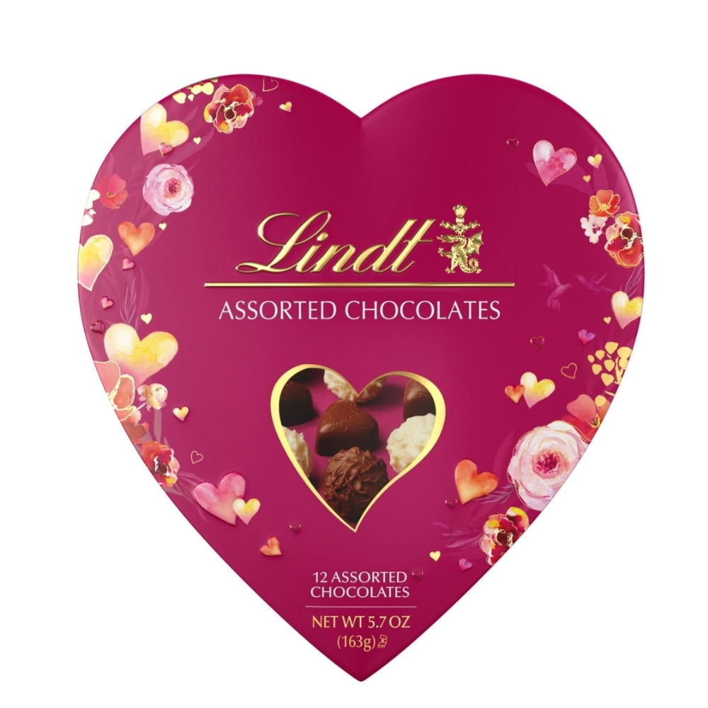 Lindt Valentines Chocolates Variados Premium 12 Bombones