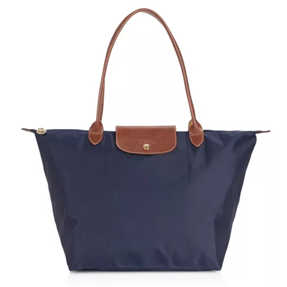 Longchamp Cartera Le Pliage Shoulder Bag Large Color Navy