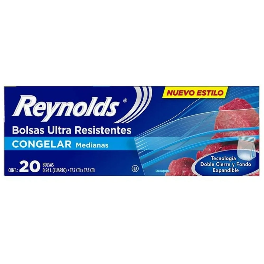 Reynolds Bolsas para Congelar Mediana 20 Und