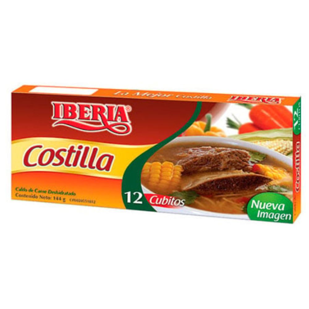 Iberia Cubitos De Costillas Deshidratadas 12Und 144gr