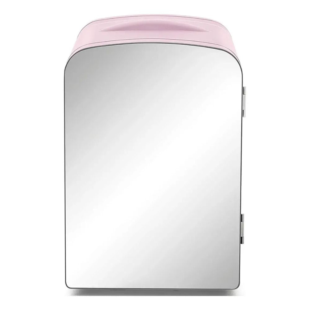 Iceman Mini Refri Personal Con Espejo Rosado 4L