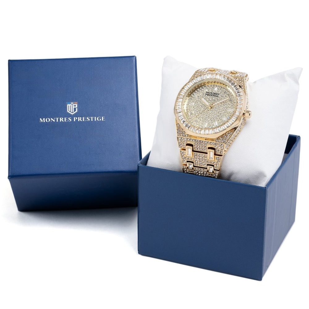 Montres Prestige x Invicta MPW-0133 Reloj Para Caballeros Dorado 43mm