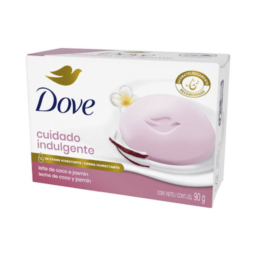Jabon Dove Leche De Coco Barra 90g