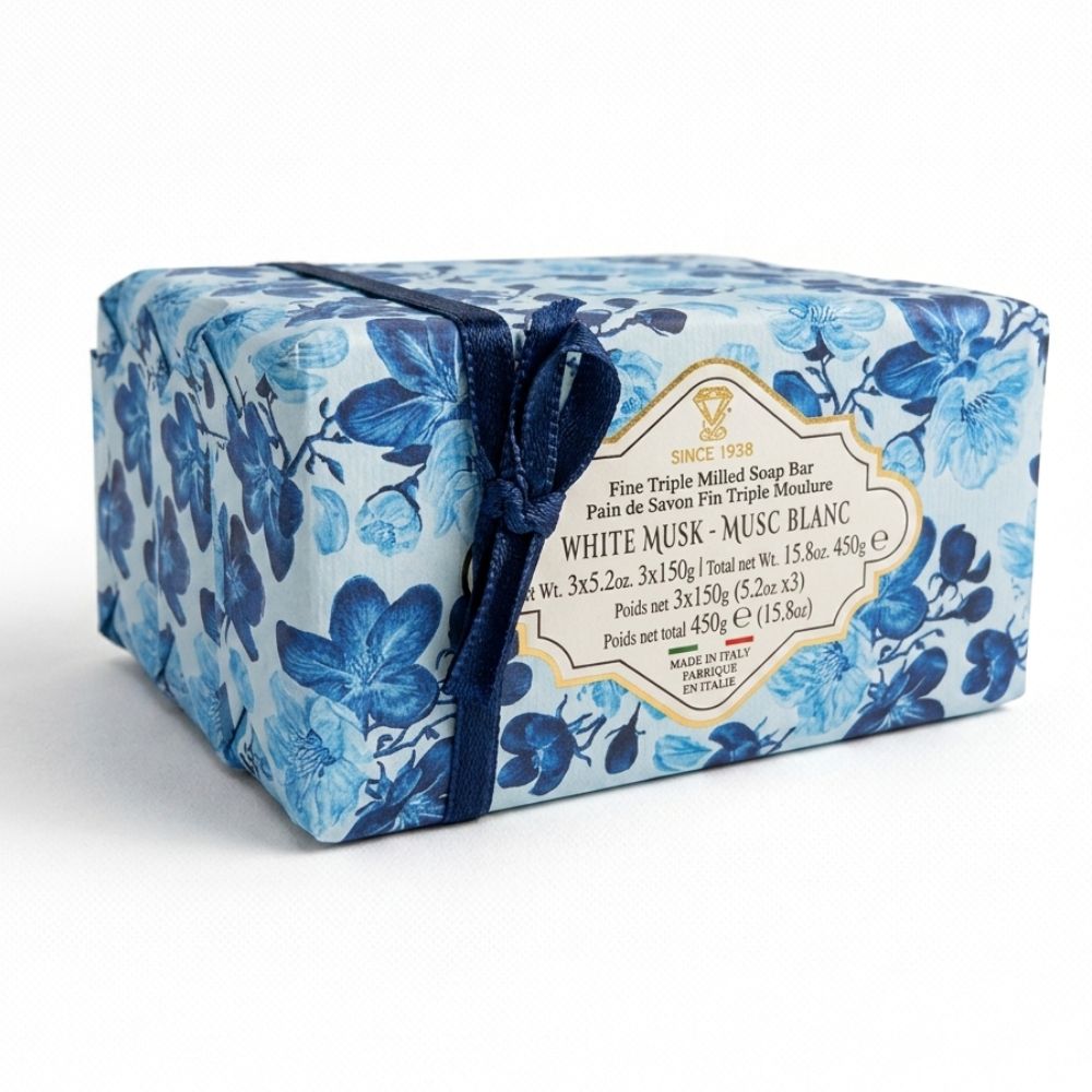 Jabón de Barra Zeni Since 1938 White Musk Pack 3 Und