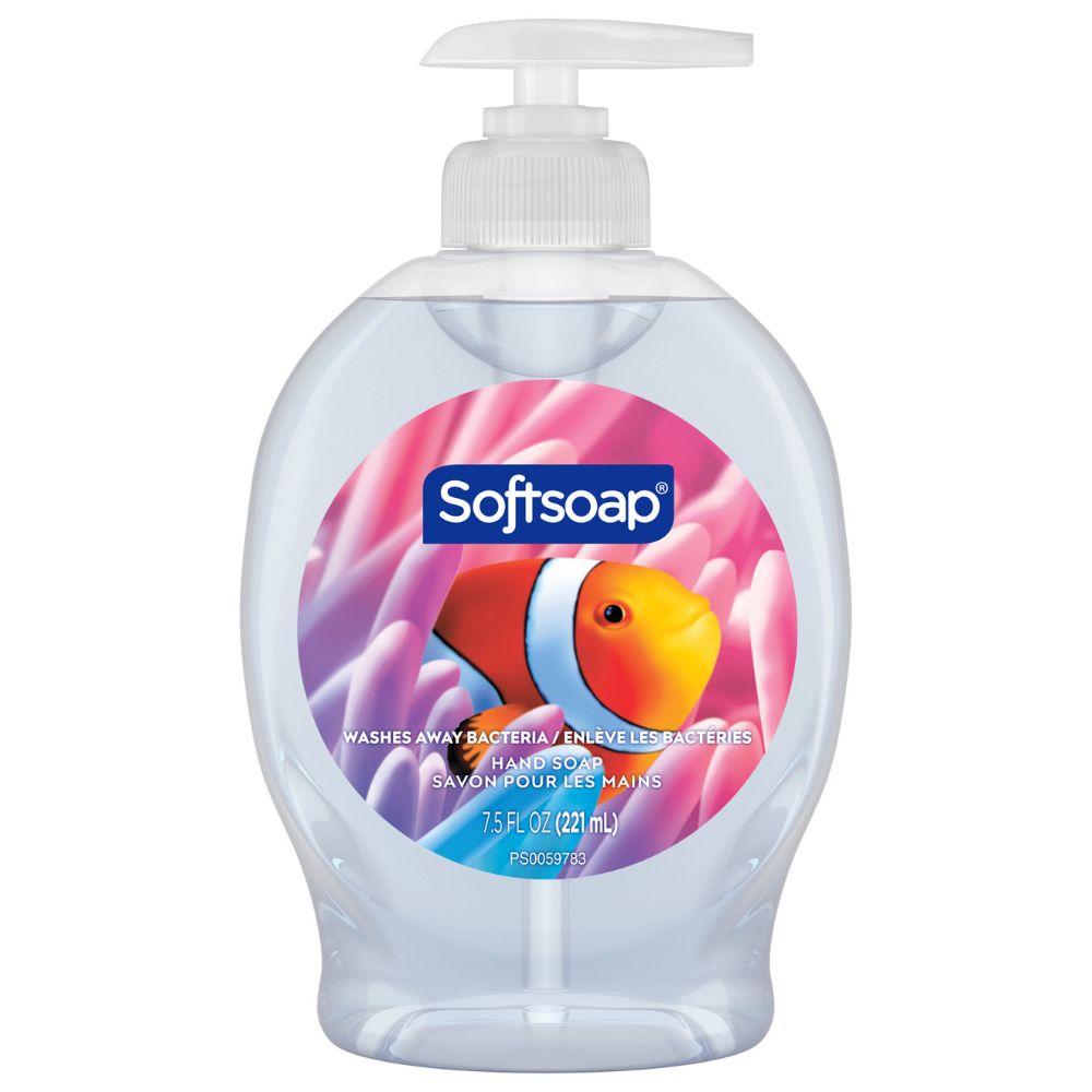 Jabon de Manos Softsoap Aquarium Hand Soap Washes Away Bacteria 221ml