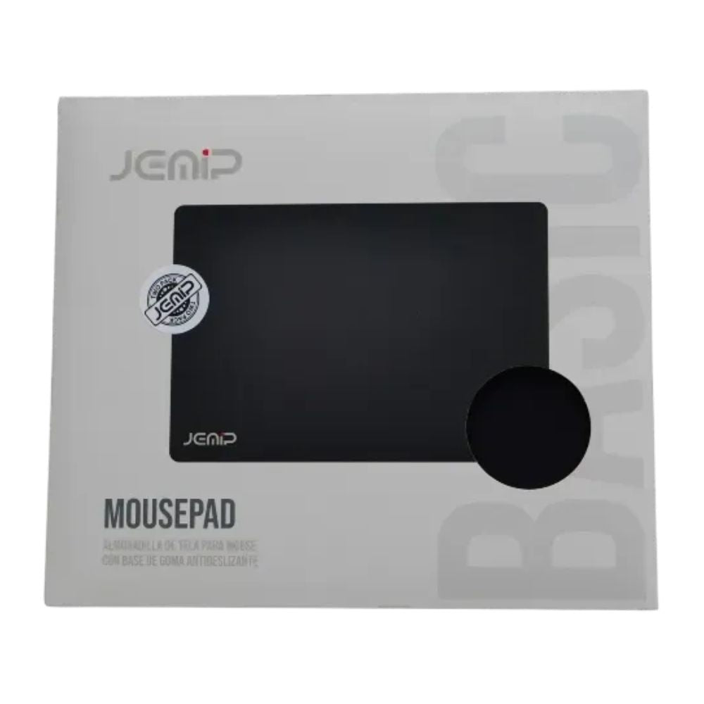 Jemip 2 Pack Mouse Pad Basic Color Negro