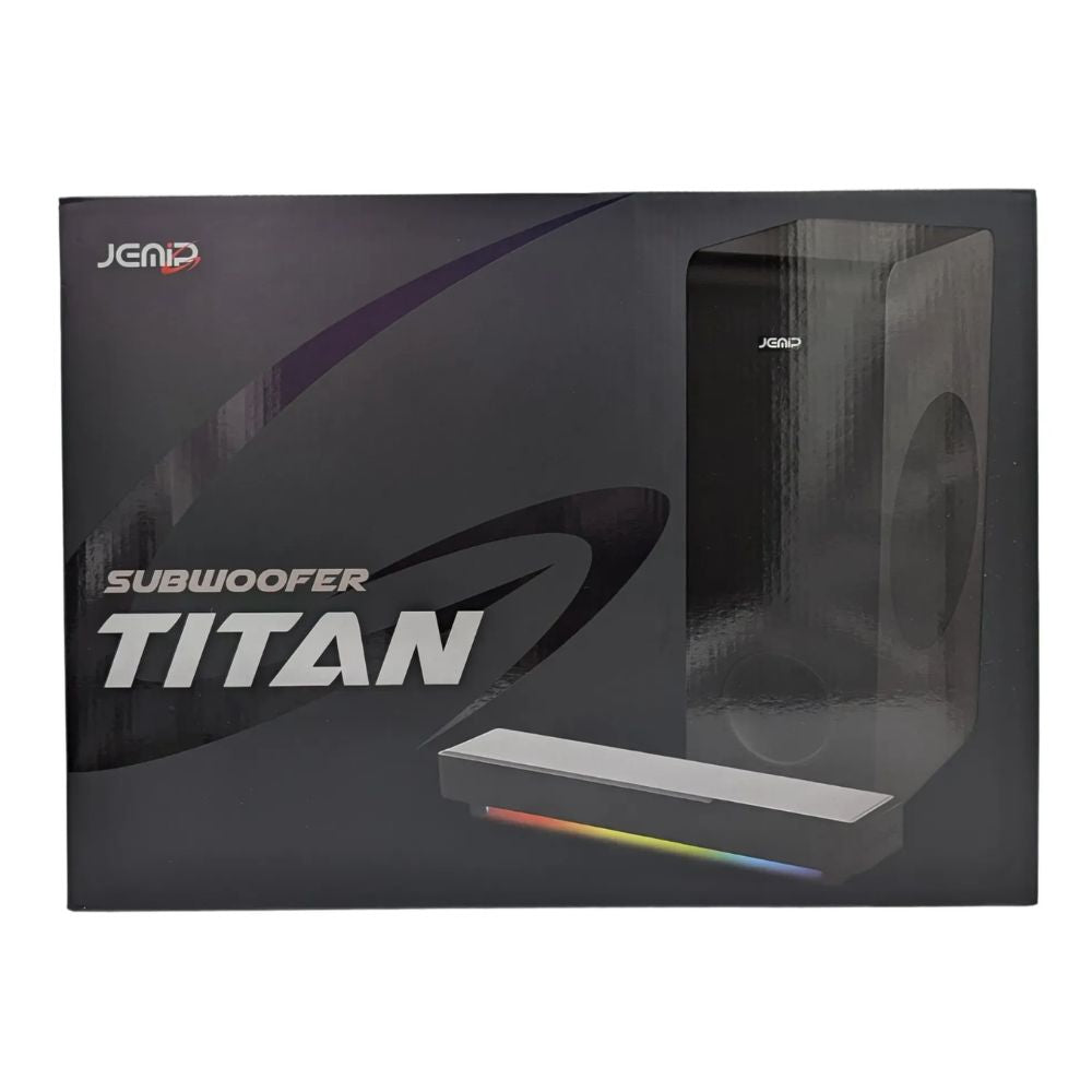 Jemip Barra De Sonido Subwoofer Titan Color Negro