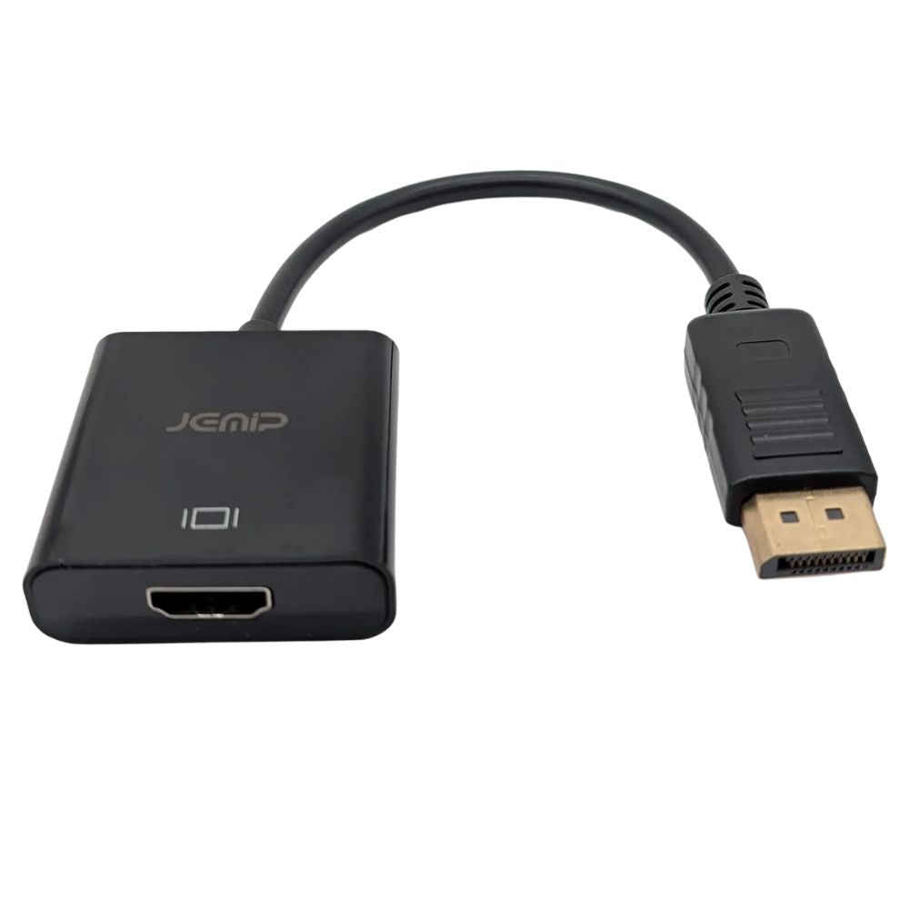 Jemip Cable Adaptador Office DP Macho A HDMI Hembra Color Negro