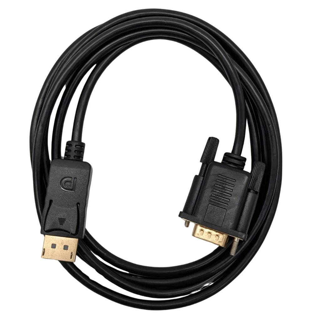 Jemip Cable Adaptador DP Macho A VGA Macho Color Negro