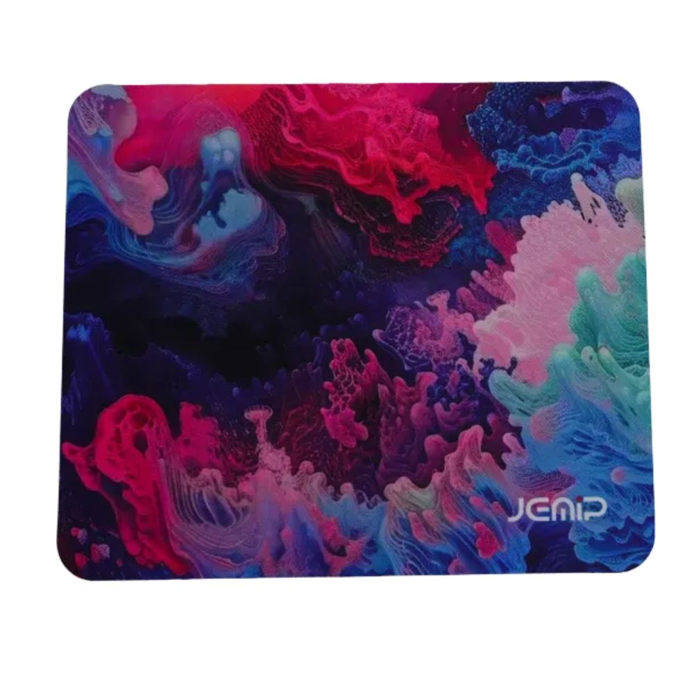 Jemip Mouse Pad Basic Flores De Coral Con Base Antideslizante