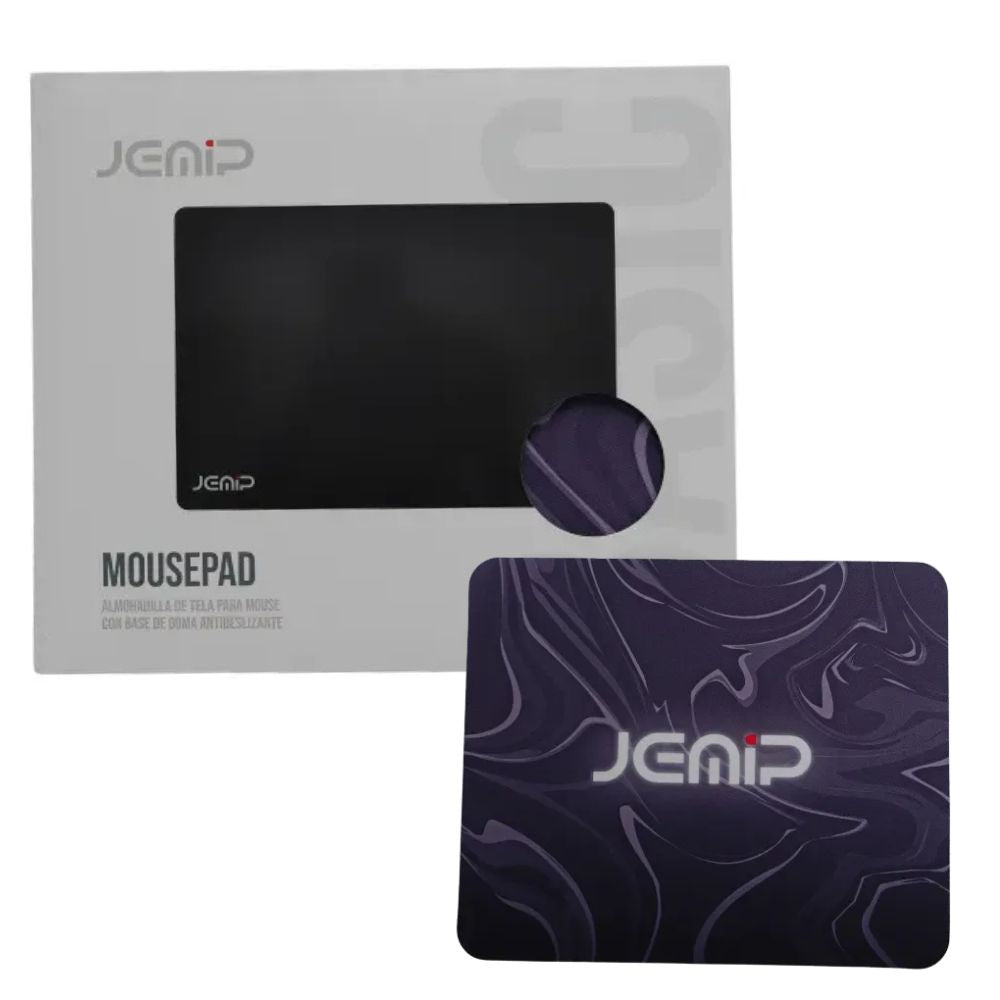 Jemip Mouse Pad Basic Humo JP Con Base Antideslizante
