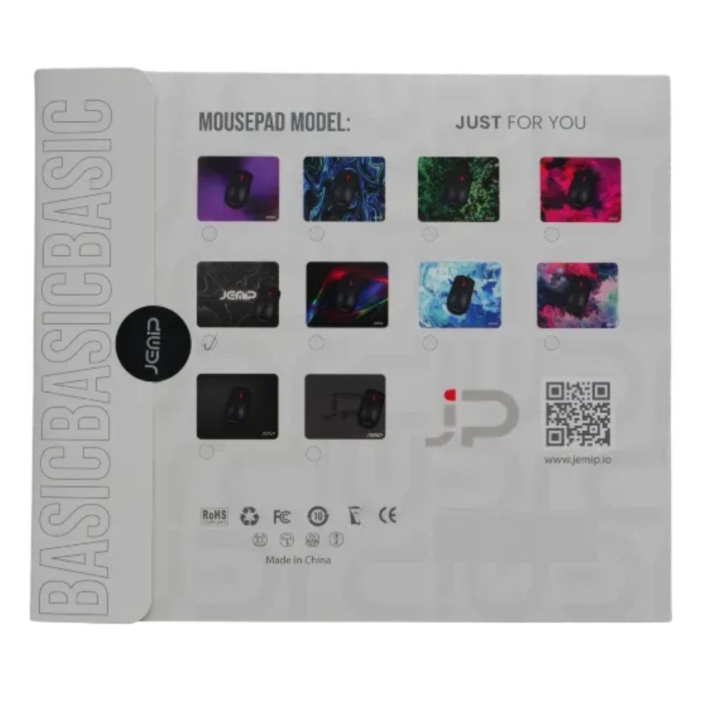 Jemip Mouse Pad Basic Medianoche Con Base Antideslizante