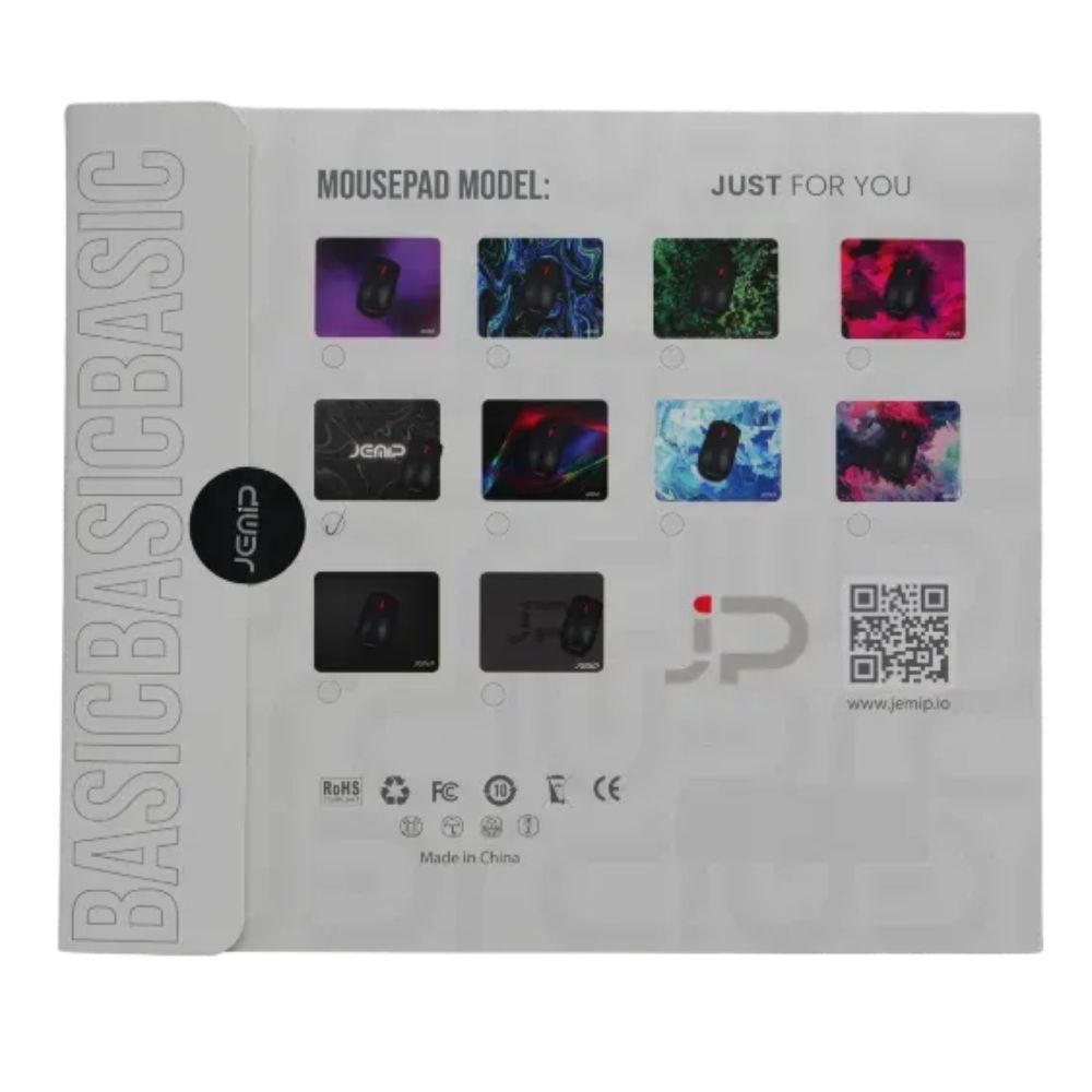 Jemip Mouse Pad Basic Purpura Profundo Con Base Antidelizante