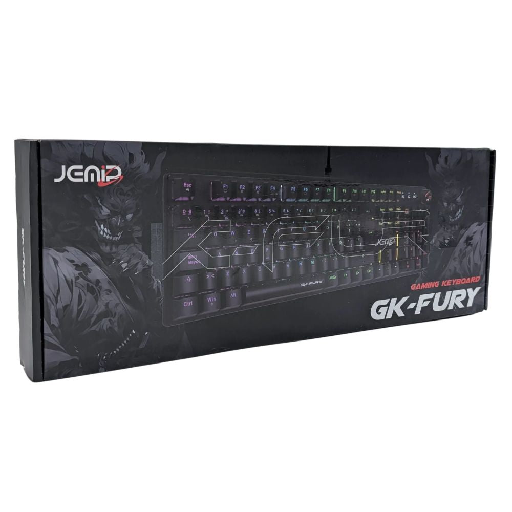 Jemip Teclado Gaming GK-Fury Color Negro