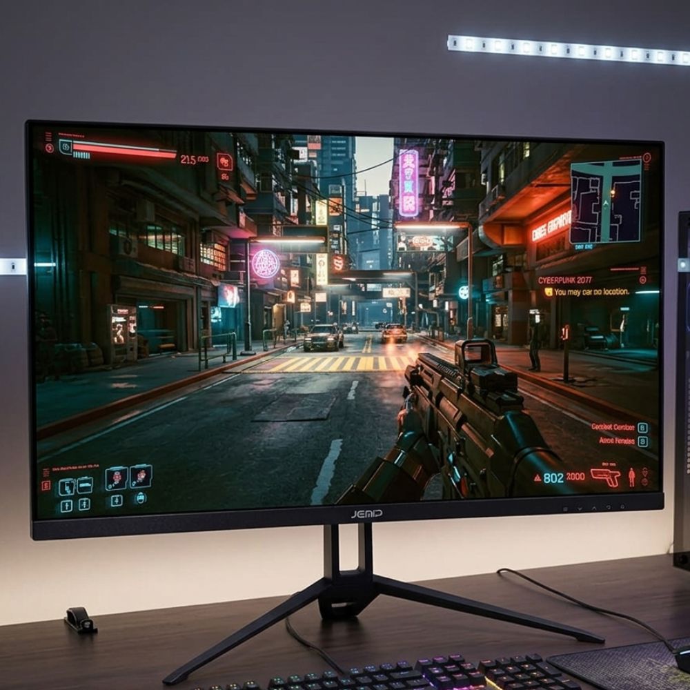 Jemip Monitor Gaming Zeta One Full Hd 21.5" Color Negro
