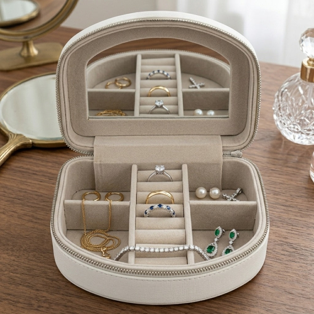 Cupcakes And Cashmere Jewelry Organizer White