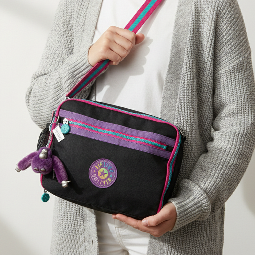 Kipling Lonchera Wavepop Jet Black Ermy