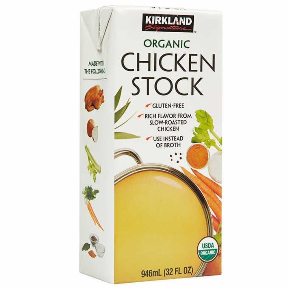 Kirkland Organic Chicken Stock Caldo946ml